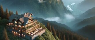 Отличный вариант для отпуска: ресторан в горах