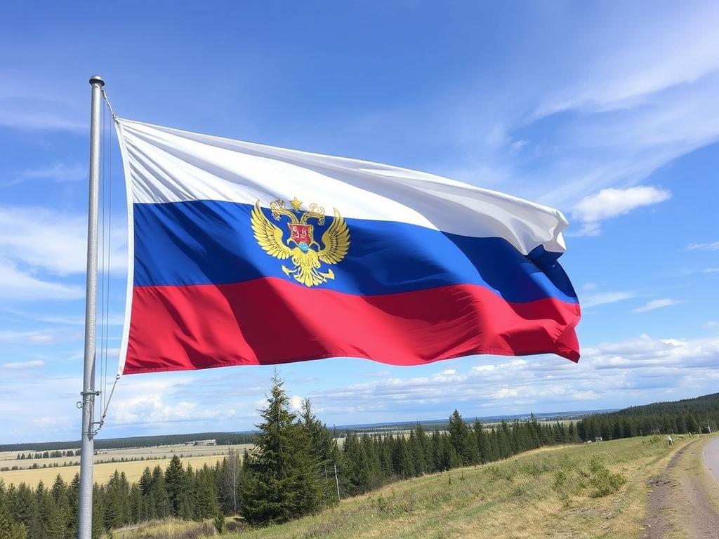 Флаг России в символике российских регионов