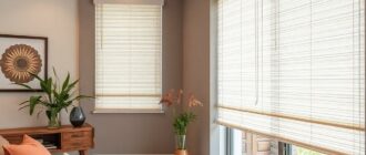 Рулонные шторы зебра помогают регулировать свет в зависимости от времени суток